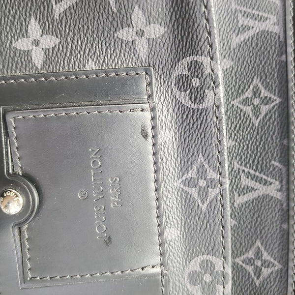 VOYAGER PM Monogram Coated Canvas Black