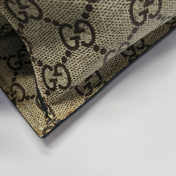 Monogram Coated Canvas Tote Bag Beige