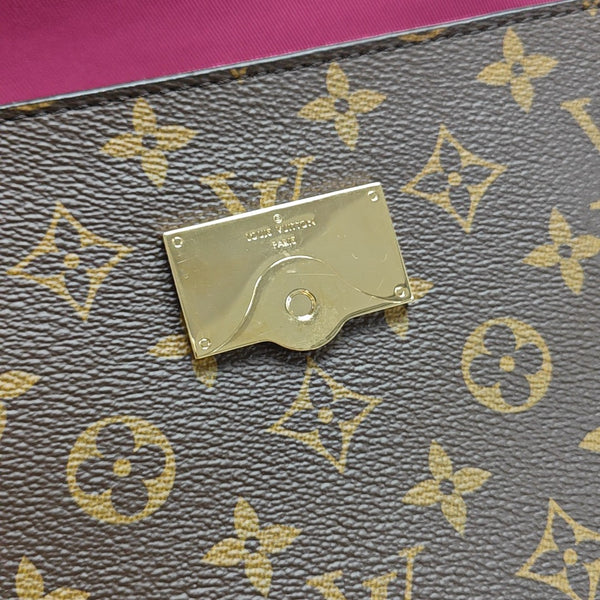 CLUNY Monogram Coated Canvas Brown