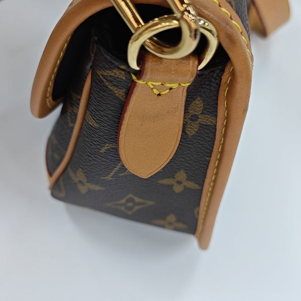 DIANE Monogram Coated Canvas Brown