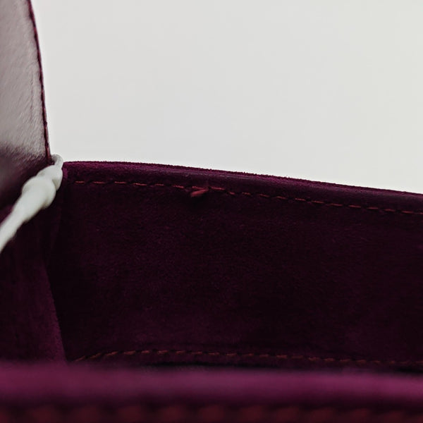 Suede Bucket Bag Red