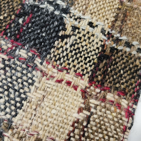 Wool Top Handle Bag Multicolor