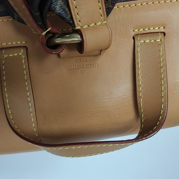 TRIO Monogram Coated Canvas Brown