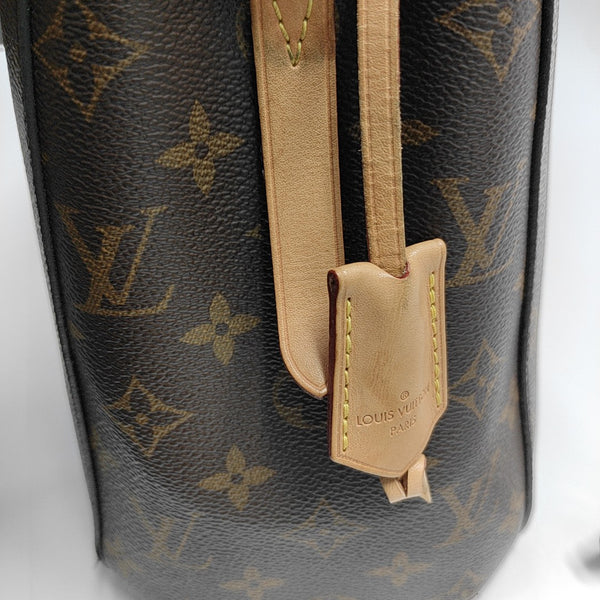 MONTAIGNE Monogram Coated Canvas Brown
