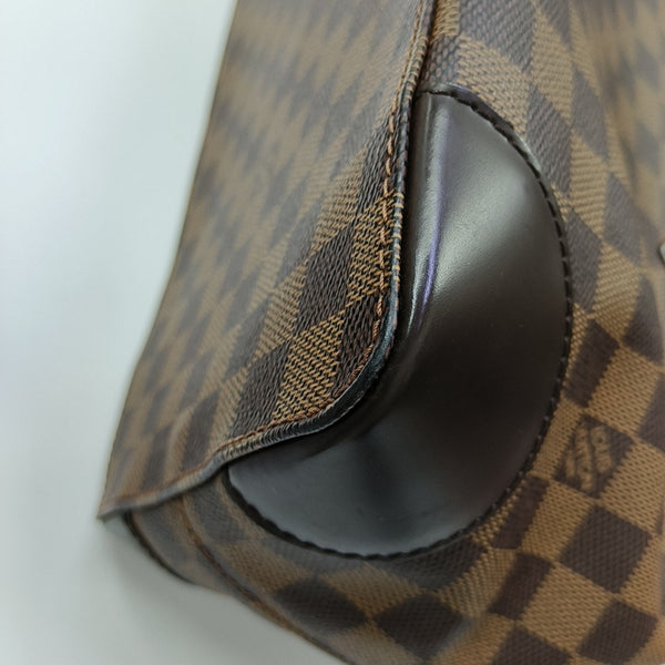 HAMPSTEAD MM Damier Ebene Coated Canvas Brown
