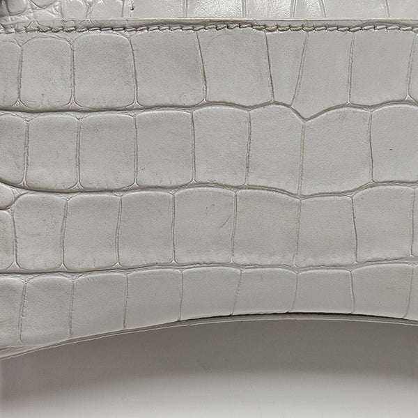Hourglass Small Calfskin White