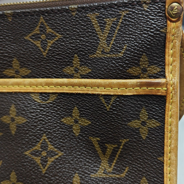 POPINCOURT Monogram Coated Canvas Brown