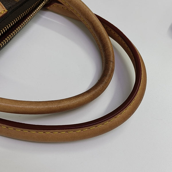 BOETIE MM Monogram Coated Canvas Brown