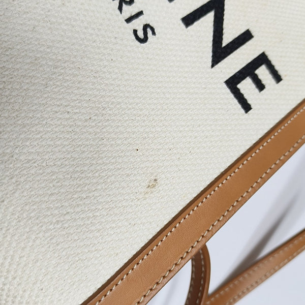 CABAS CELINE Mini Canvas White