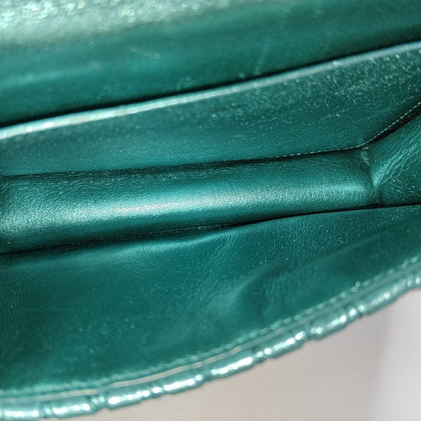 Matelassé Quilted Lambskin Blue