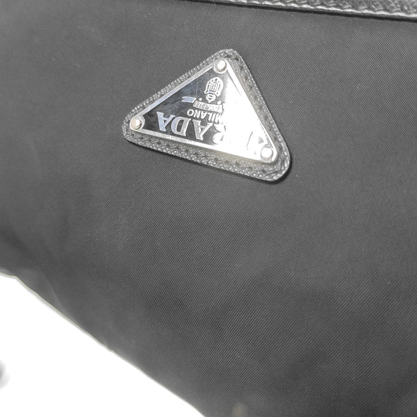 Nylon Shoulder Bag Black