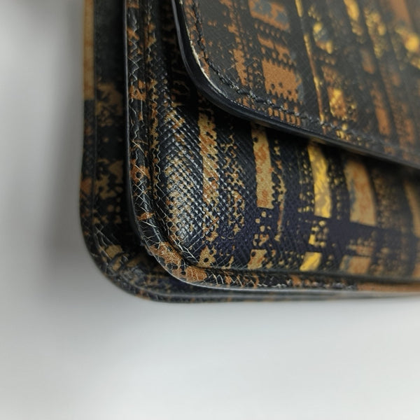 Leather Crossbody Bag Multicolor