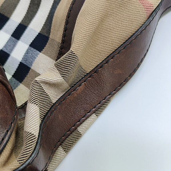 Canvas Shoulder Bag Brown