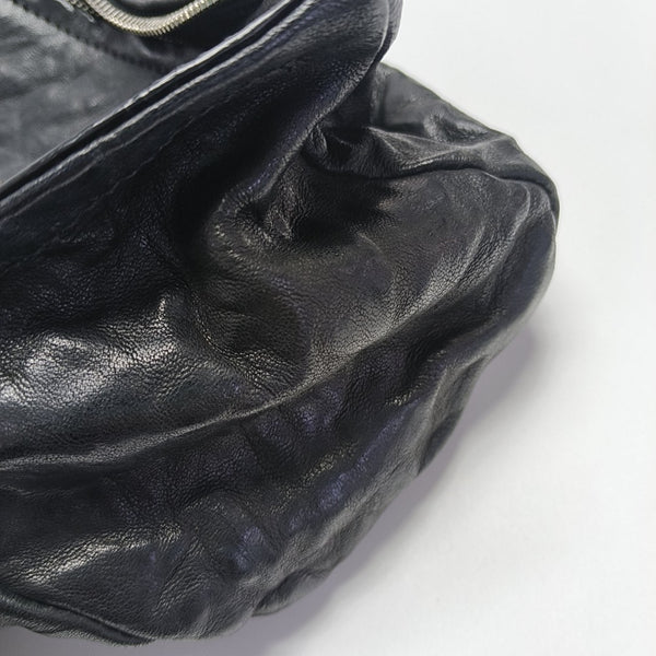 Calfskin Shoulder Bag Black