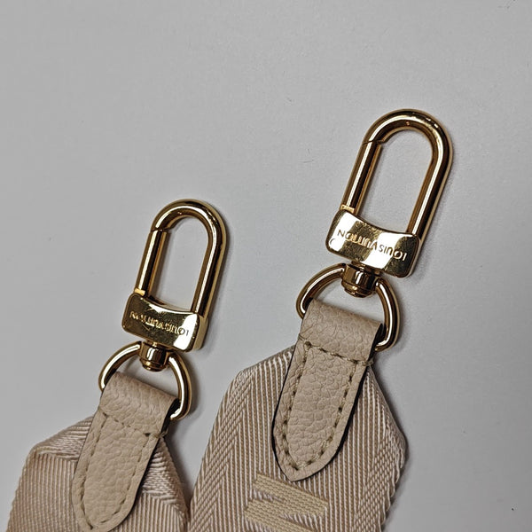PAPILLON BB Monogram Calfskin Beige