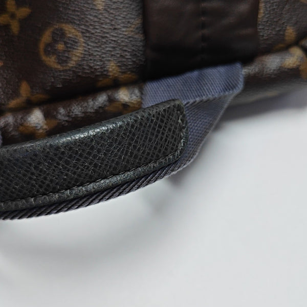 JOSH Monogram Coated Canvas Brown