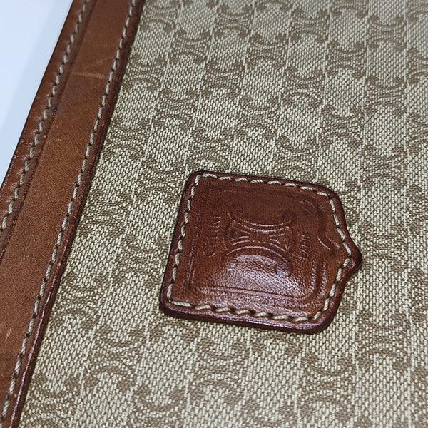 MACADAM CLUTCHES Coated Canvas Beige