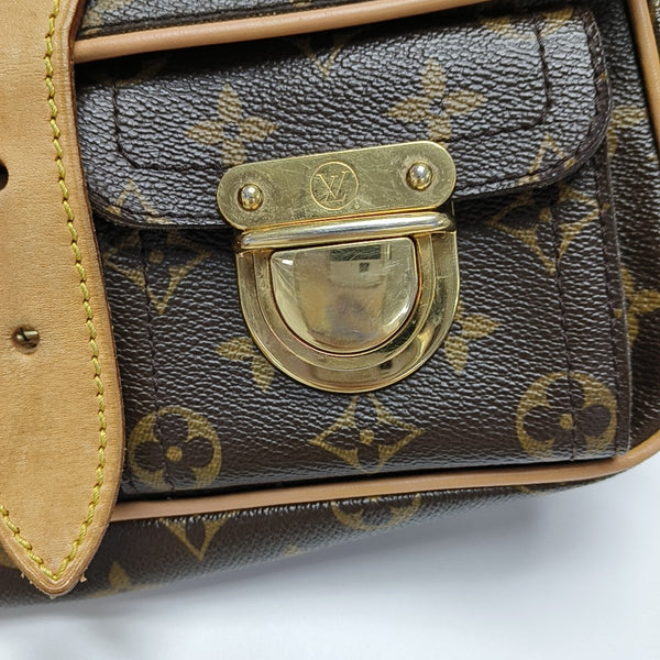 HUDSON PM Monogram Coated Canvas Brown