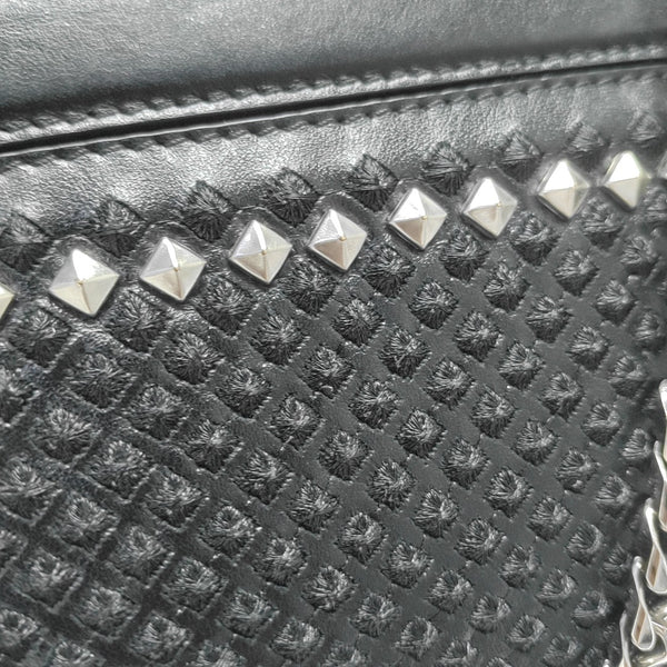 Calfskin Shoulder Bag Black