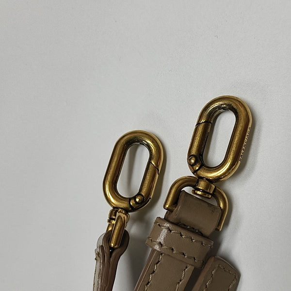 Hourglass S Calfskin Beige