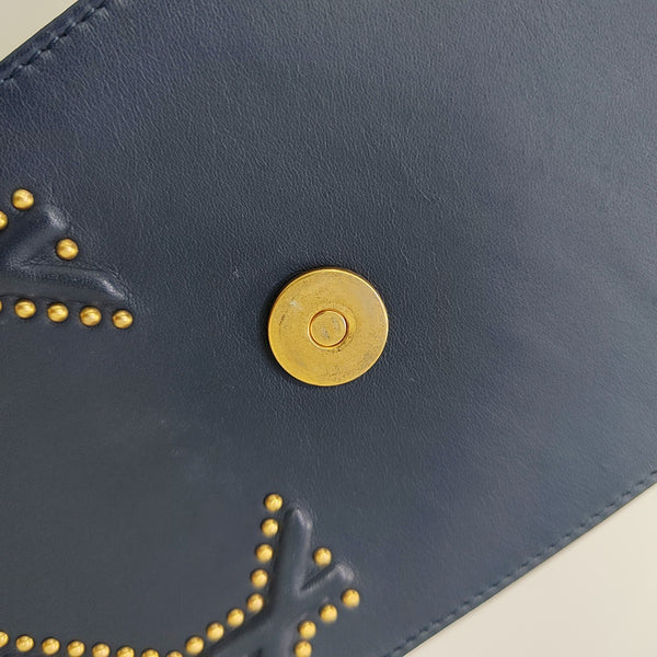Diorama Cannage Calfskin Blue