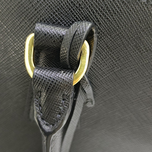 Bibliothèque Saffiano Calfskin Black