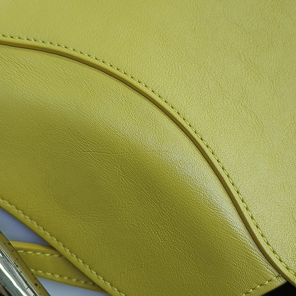 Kiss Small Calfskin Yellow