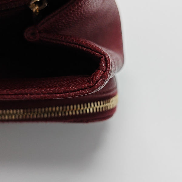 Grained Calfskin Red