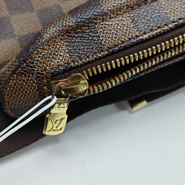 GÉRONIMOS Damier Ebene Coated Canvas Brown