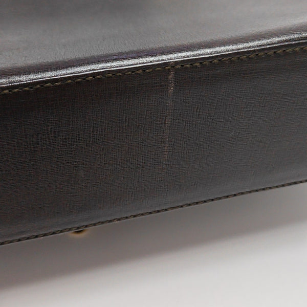 Calfskin Shoulder Bag Brown
