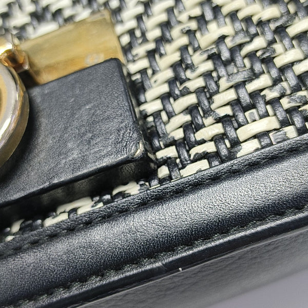 Calfskin Shoulder Bag Black