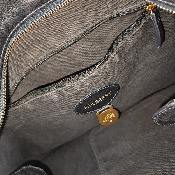 Fabric Bucket Bag Blue