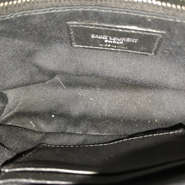 Quilted Calfskin Shoulder Bag Black