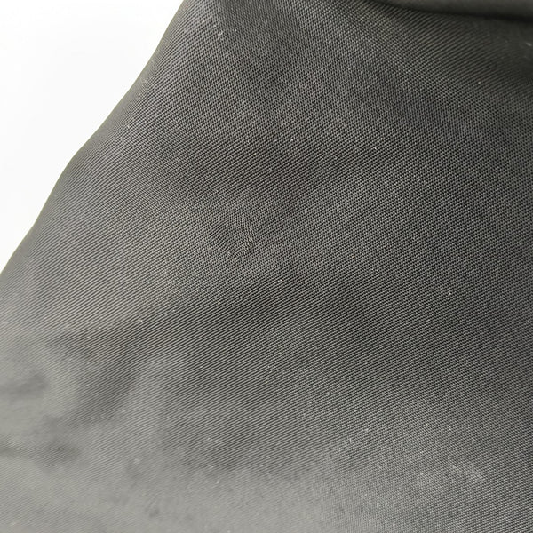 Nylon Top Handle Bag Black