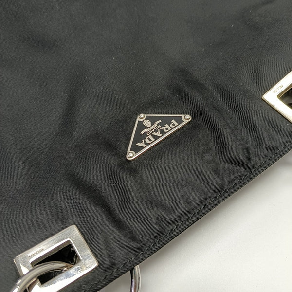 Nylon Shoulder Bag Black