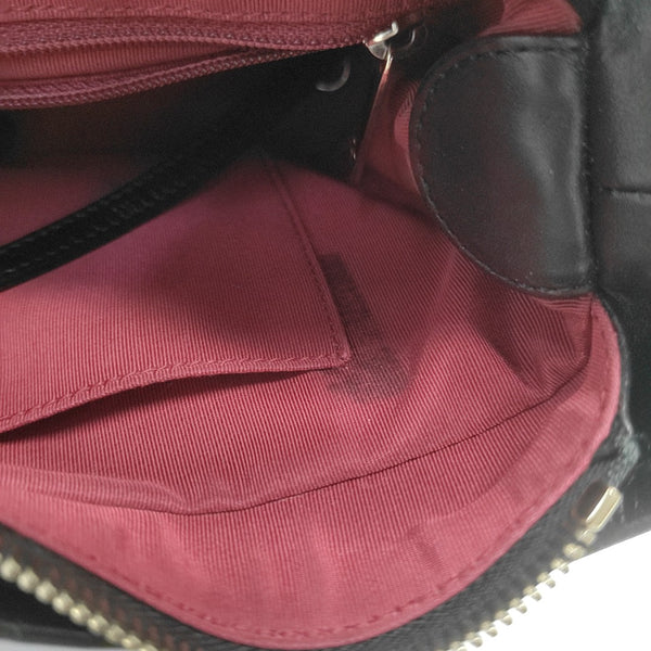 GABRIELLE Small Quilted Vintage Calf Black