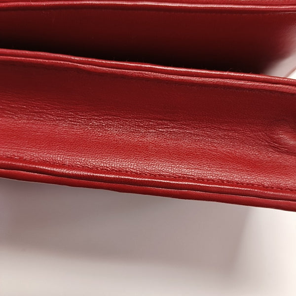 Mini Bag Quilted Lambskin Red