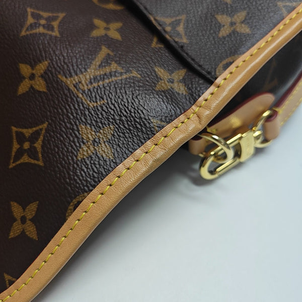 DIANE Monogram Coated Canvas Brown