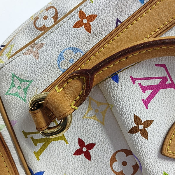 LV × TM PRISCILLA Monogram Coated Canvas White