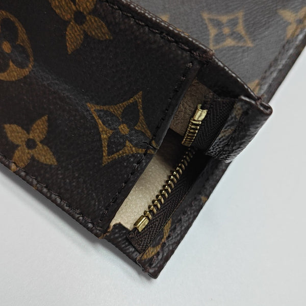 TOILET POCKET 26 Monogram Coated Canvas Brown