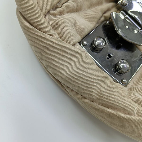 Canvas Shoulder Bag Beige
