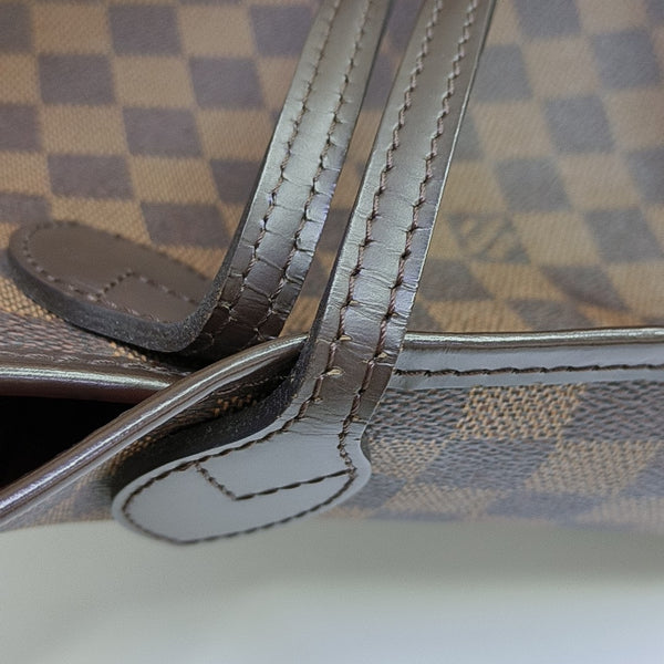 NEVERFULL MM Damier Ebene Coated Canvas Brown