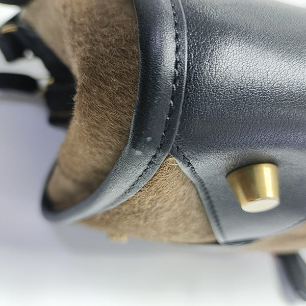 Horsehair Shoulder Bag Brown