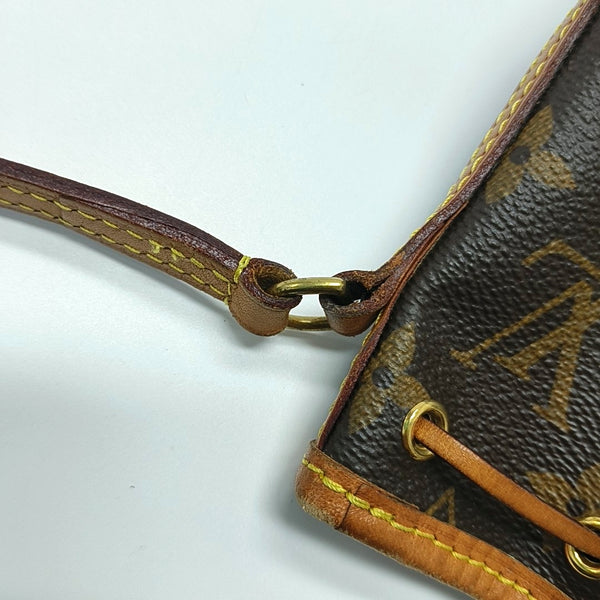 NÉONOÉ Nano Monogram Coated Canvas Brown