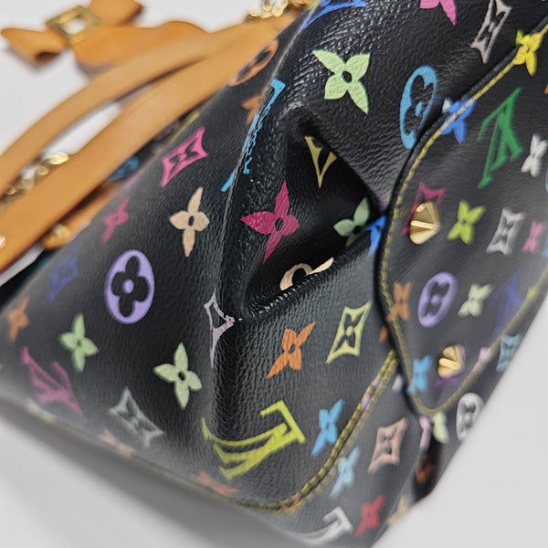 LV × TM ANNIE Monogram Coated Canvas Black