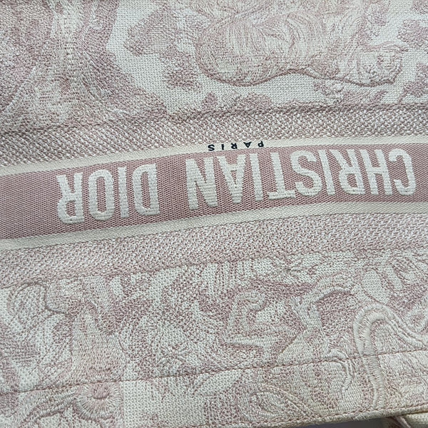 Book Tote Medium Canvas Pink