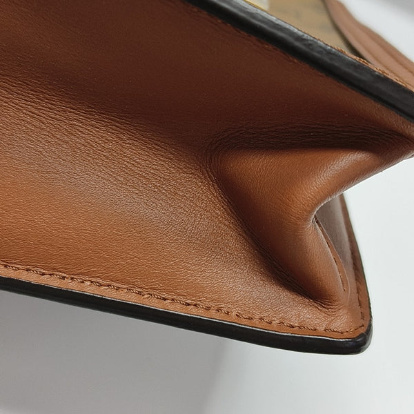 DAUPHINE WOC Monogram Coated Canvas Brown