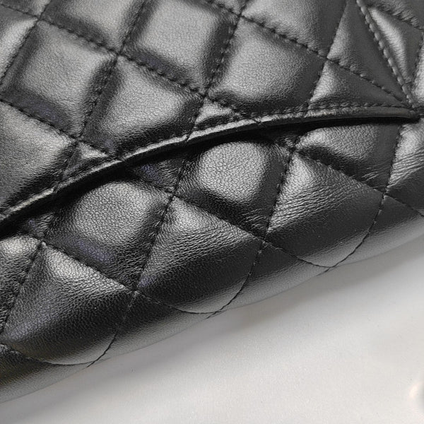 WOC Quilted Lambskin Black