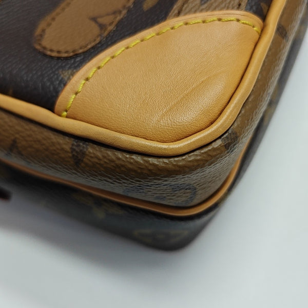 NIL Damier Ebene Coated Canvas Brown