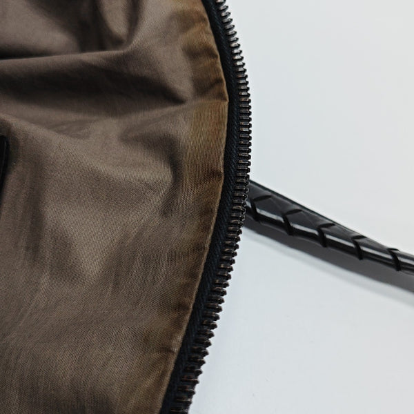 Calfskin Top Handle Bag Black